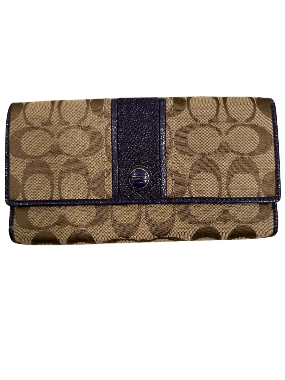 Coach Trifold Women’s Wallet with Zipper Pouch